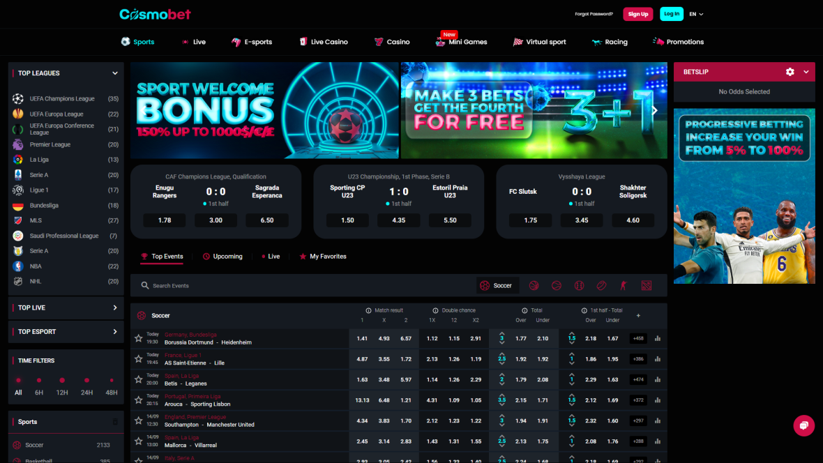 Cosmobet Sports Bonus Review