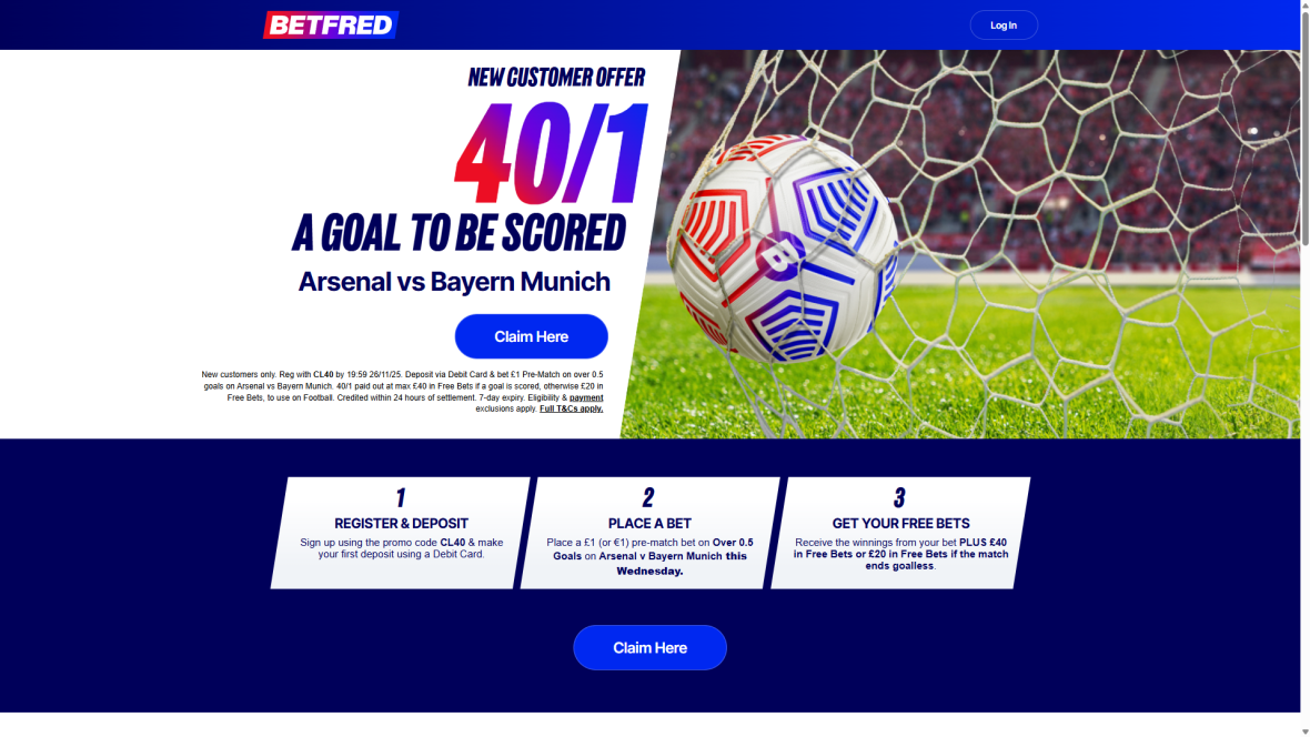 Betfred Odds Boost