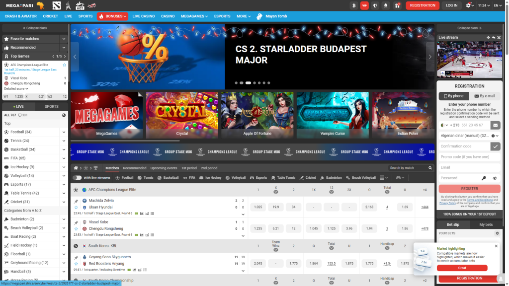 Megapari Sign Up Offer Algeria screenshot